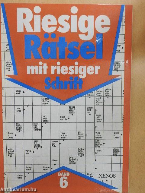 Riesige Rätsel mit riesiger Schrift 6.