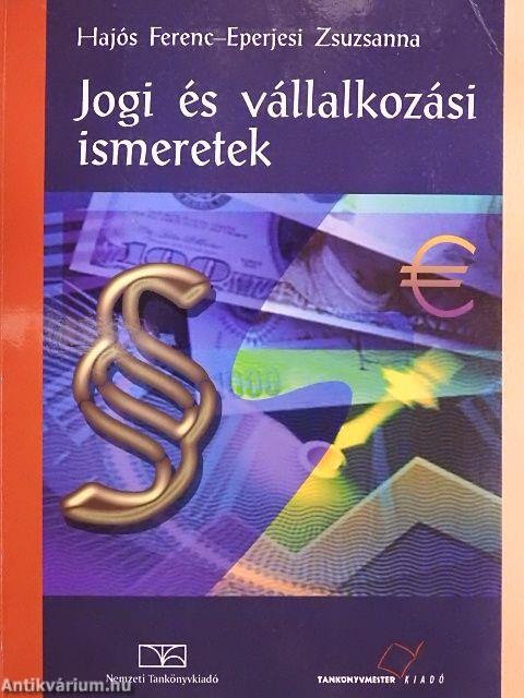 Jogi és vállalkozási ismeretek