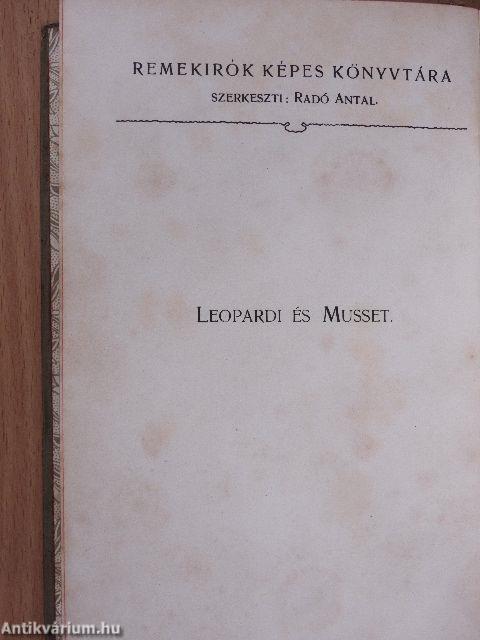 Giacomo Leopardi összes lyrai versei/Alfred de Musset válogatott költeményei