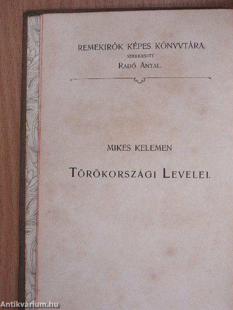 Mikes Kelemen törökországi levelei