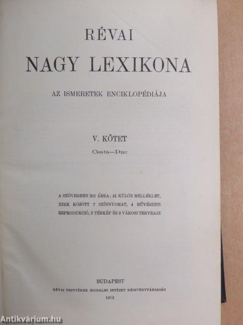 Révai nagy lexikona 5. (töredék)