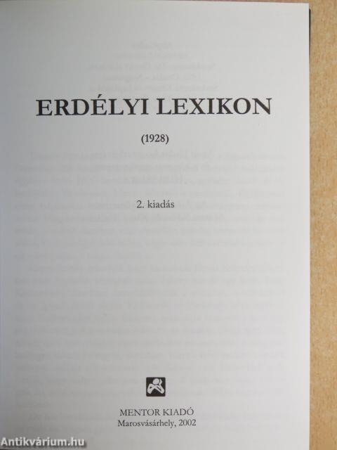 Erdélyi lexikon