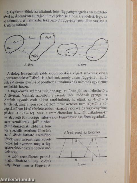 Matematikai analízis a középiskolában