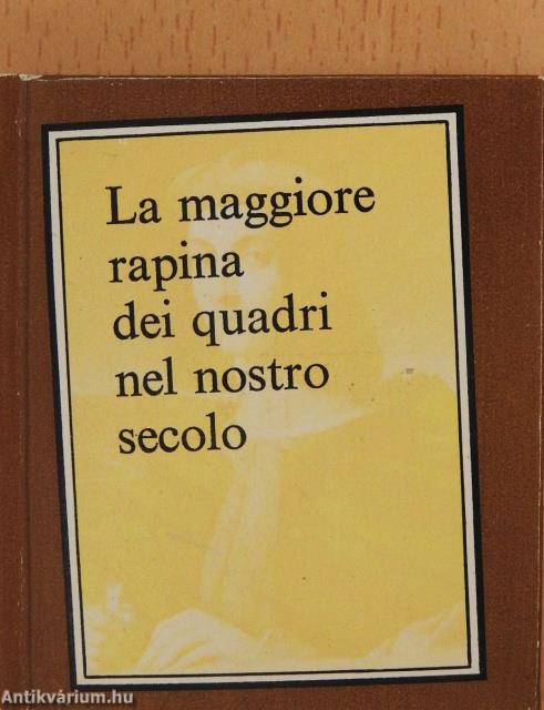 Az évszázad képrablása (minikönyv) (számozott)