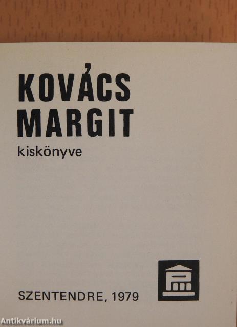 Kovács Margit kiskönyve (minikönyv)