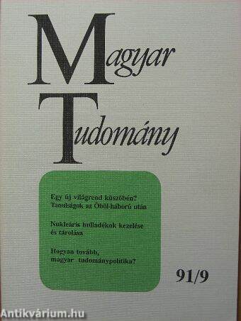 Magyar Tudomány 1991. szeptember