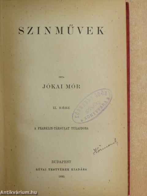 Szinművek II.