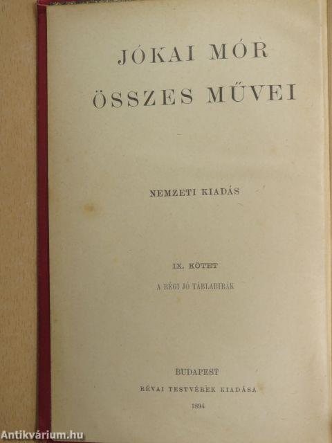 A régi jó táblabirák