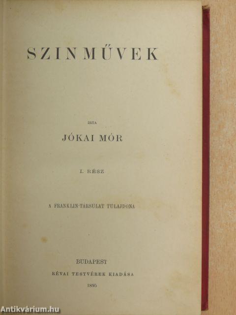 Szinművek I-III.