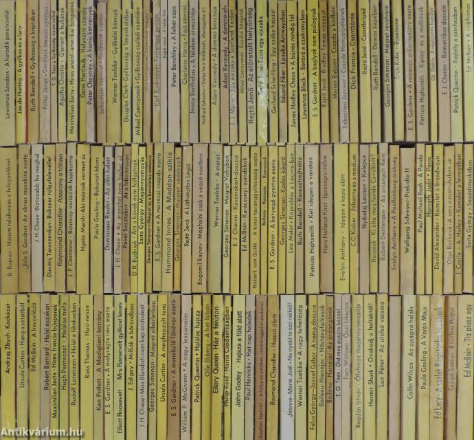 "130 kötet az Albatrosz könyvek sorozatból (nem teljes sorozat)"