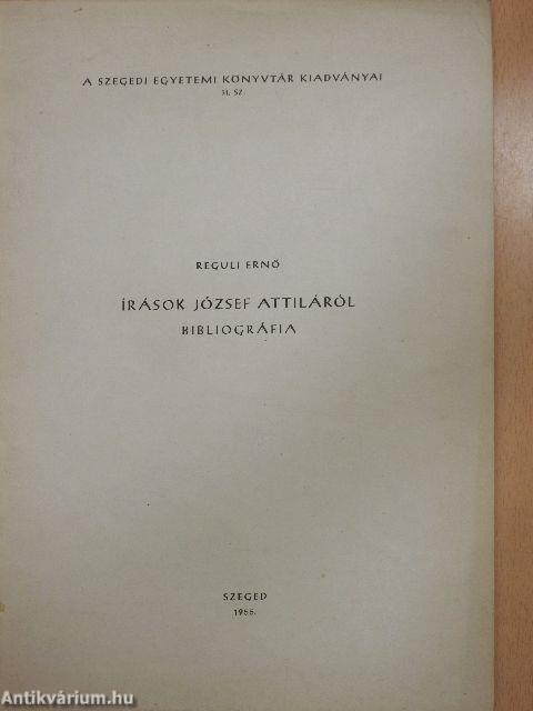 Írások József Attiláról