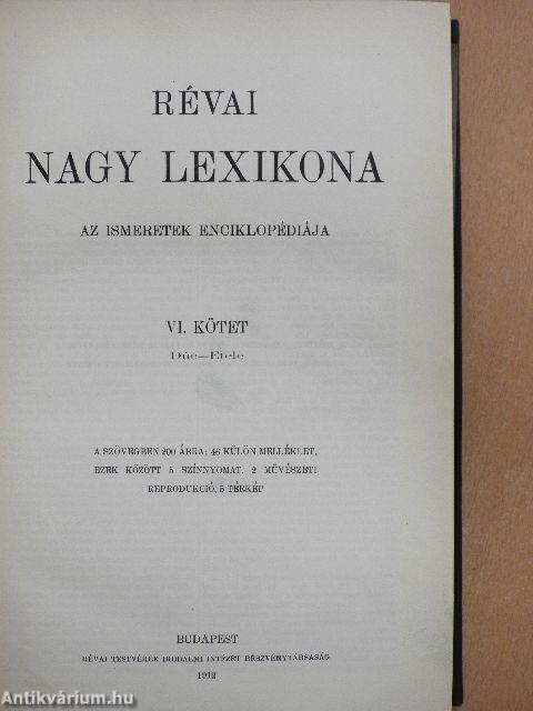 Révai nagy lexikona 6. (töredék)