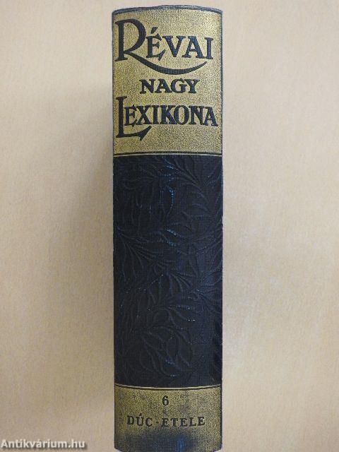 Révai nagy lexikona 6. (töredék)