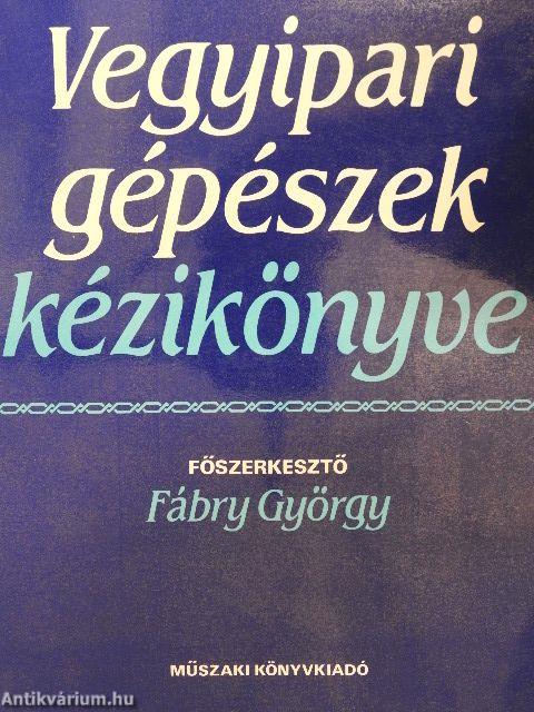 Vegyipari gépészek kézikönyve