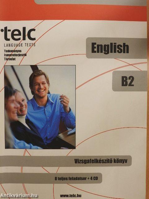 Telc English B2 Vizsgafelkészítő könyv - 4 db CD-vel