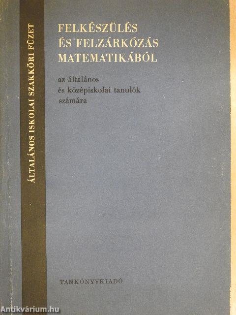 Felkészülés és felzárkózás matematikából