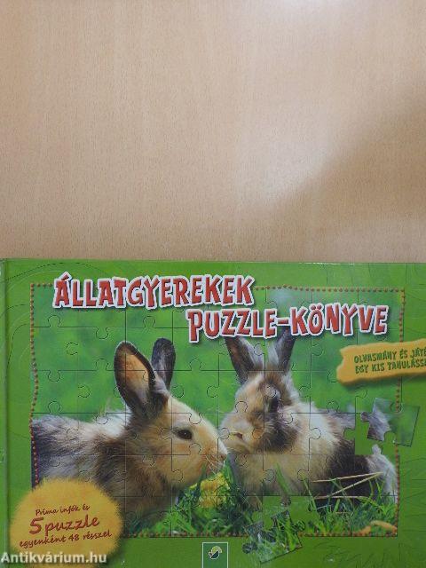 Állatgyerekek puzzle-könyve