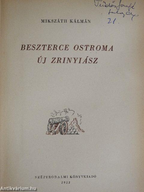 Beszterce ostroma/Új Zrinyiász