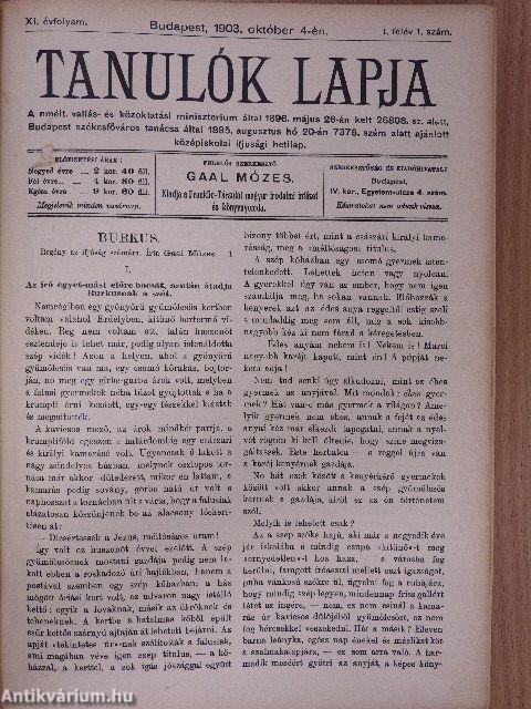 Tanulók lapja 1904. (nem teljes évfolyam)