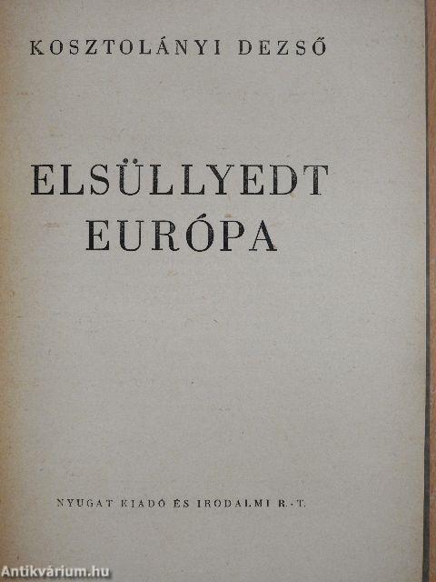 Elsüllyedt Európa