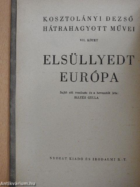 Elsüllyedt Európa