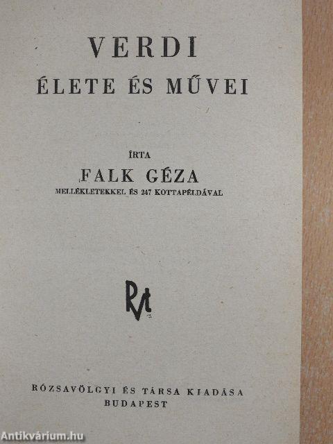 Verdi élete és művei