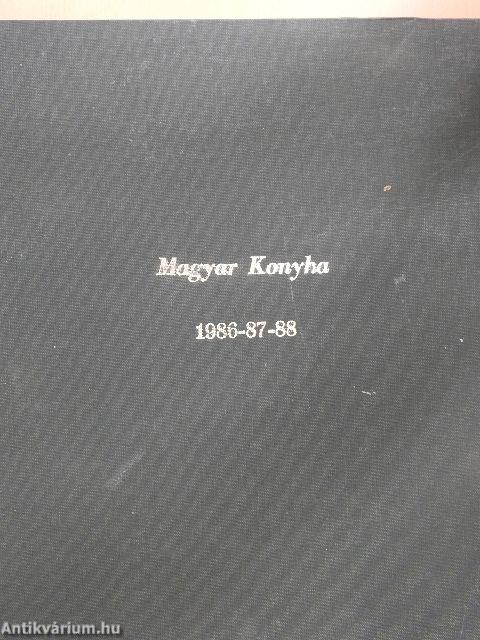 Magyar Konyha 1986-1988. (vegyes számok) (10 db)