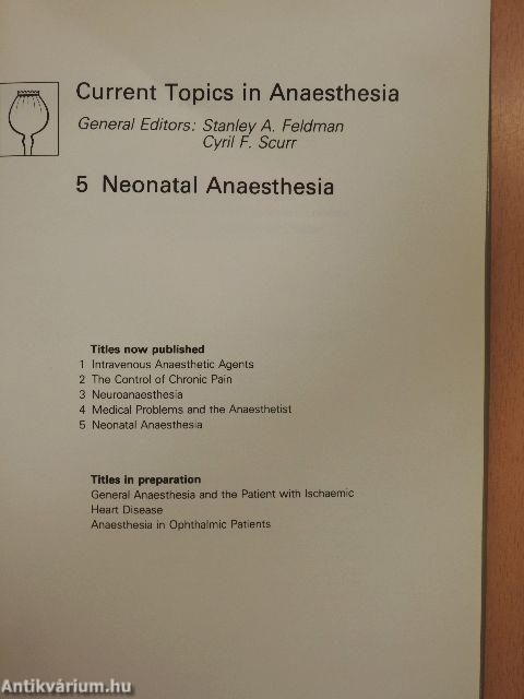 Neonatal Anaesthesia