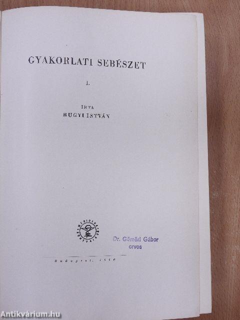 Gyakorlati sebészet I. (töredék)