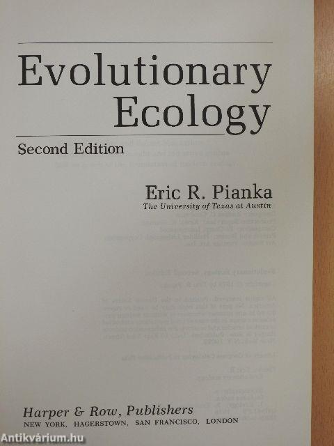 Evolutionary Ecology