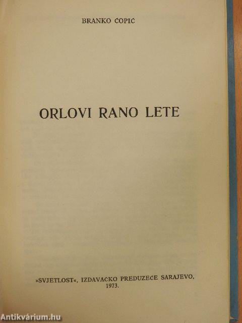 Orlovi rano lete