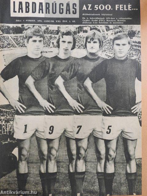 Labdarúgás 1975. január-december/Labdarúgás 1976. (nem teljes évfolyam) + Különszám