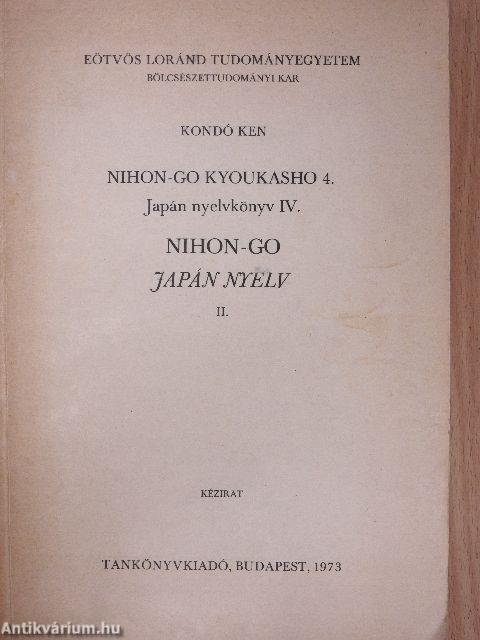 NIHON-GO Japán nyelv I-II.