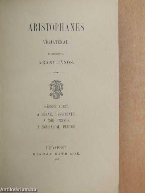 Aristophanes vígjátékai II.