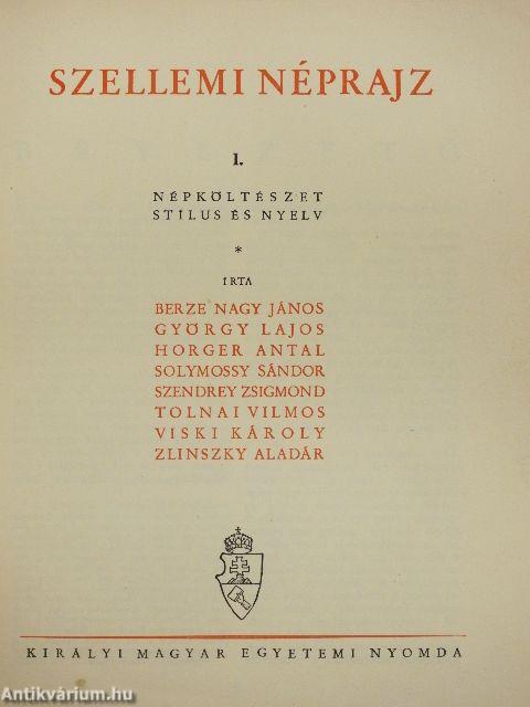 A magyarság néprajza III.