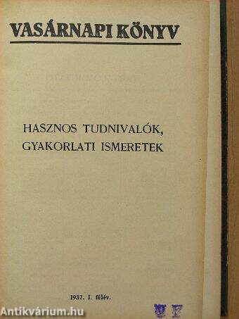 Vasárnapi Könyv 1937. I.