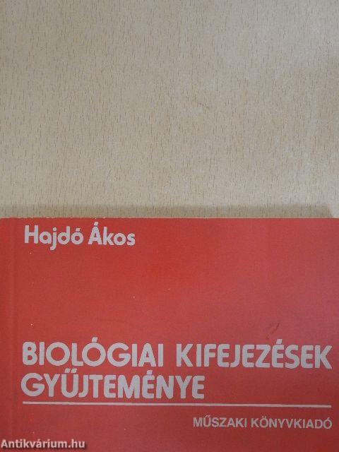 Biológiai kifejezések gyűjteménye