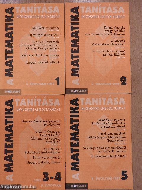 A matematika tanítása 1997/1-5.