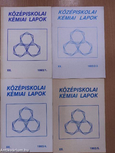 Középiskolai kémiai lapok 1993/1-5.