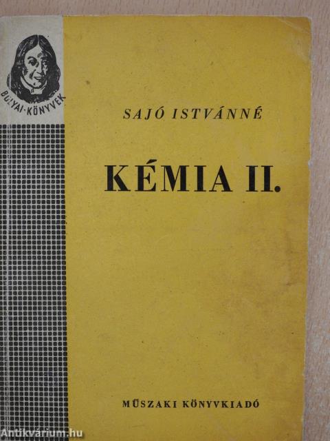 Kémia II. (aláírt példány)