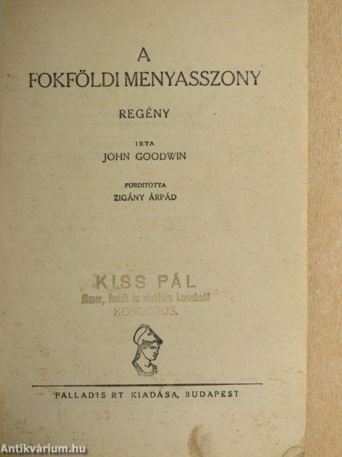 A fokföldi menyasszony