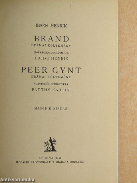 Brand/Peer Gynt