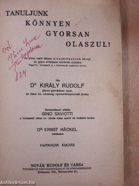 Tanuljunk könnyen, gyorsan olaszul