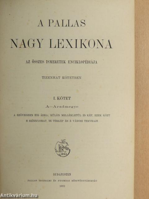 A Pallas Nagy Lexikona I-XVIII.