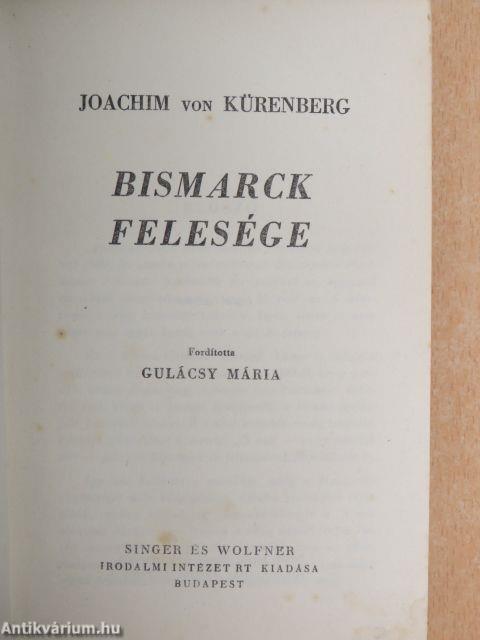 Bismarck felesége