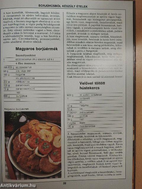 99 húsétel 33 színes ételfotóval