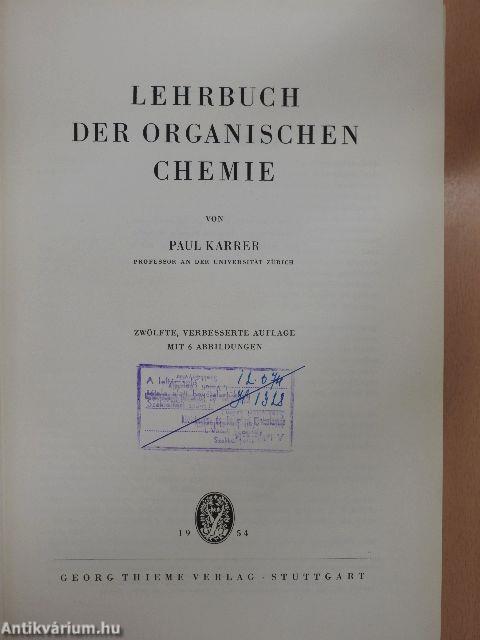 Lehrbuch der Organischen Chemie