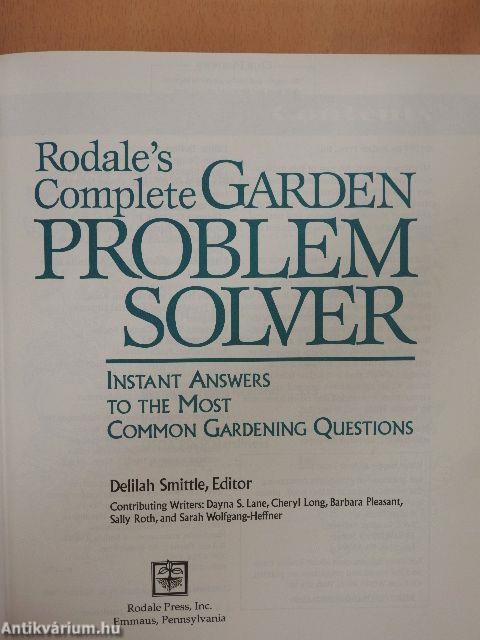 Rodale's Complete Garden Problem Solver