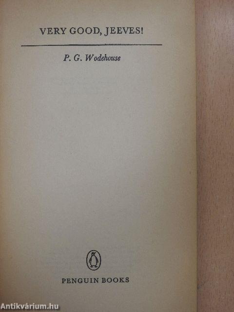 Very Good, Jeeves!