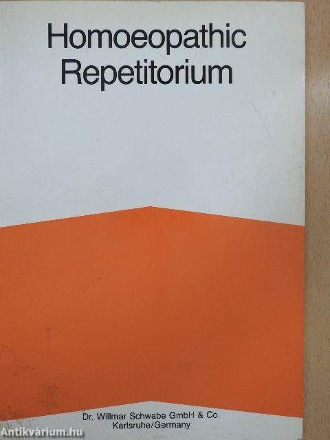 Homoeopathic Repetitorium